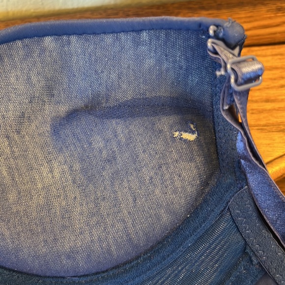 30A Women’s Bra Petite Fit Sexy Style Navy Blue Full Coverage Push Up Bra - Picture 6 of 16